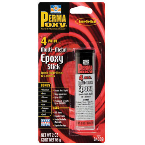 Masilla epoxica 2 oz. 5 min. steel weld (84332) - PERMATEX