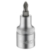 Dado 1/2 cruz pozidriv pz3 (342553) - FORCE