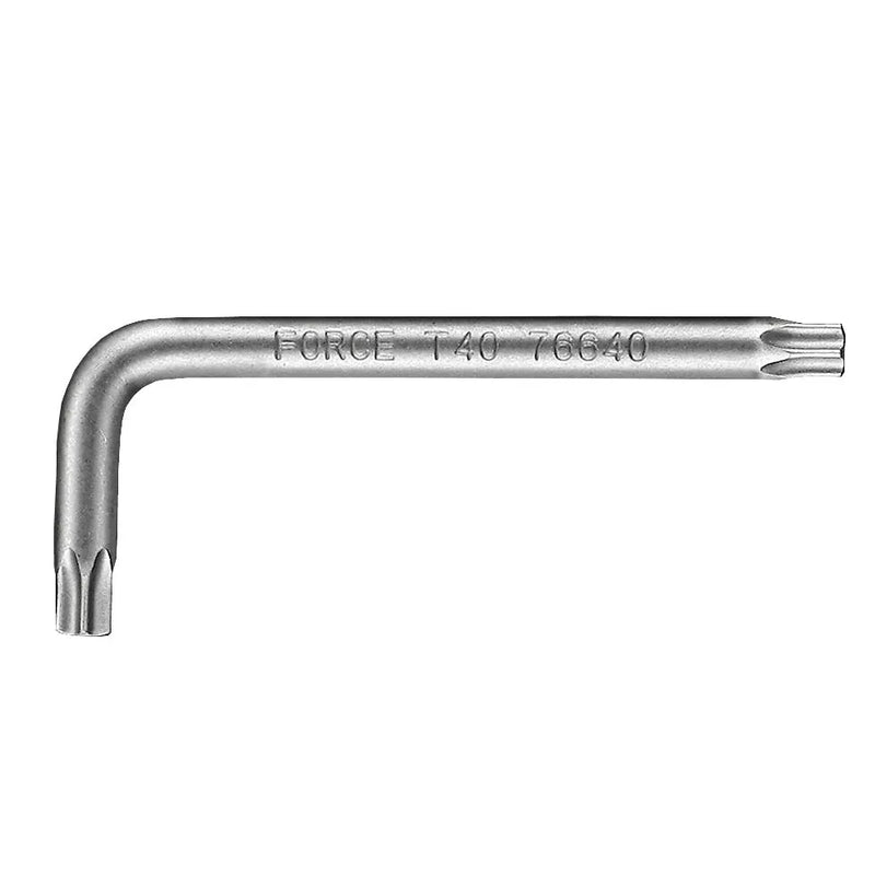 Llave torx t-10 corta perforada (76710) - FORCE