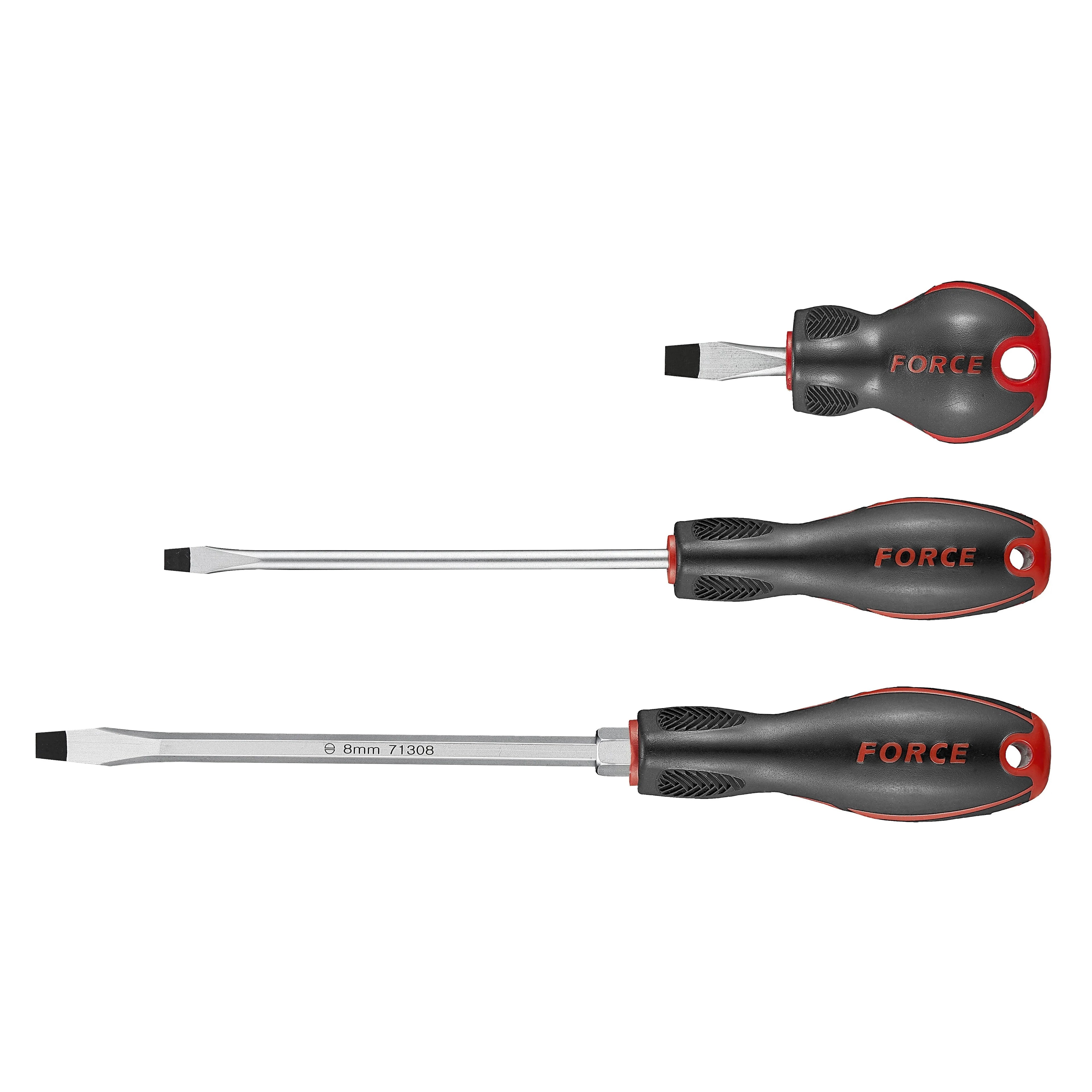 Destornillador plano de 5.5x25 mm. (713055bs) - FORCE