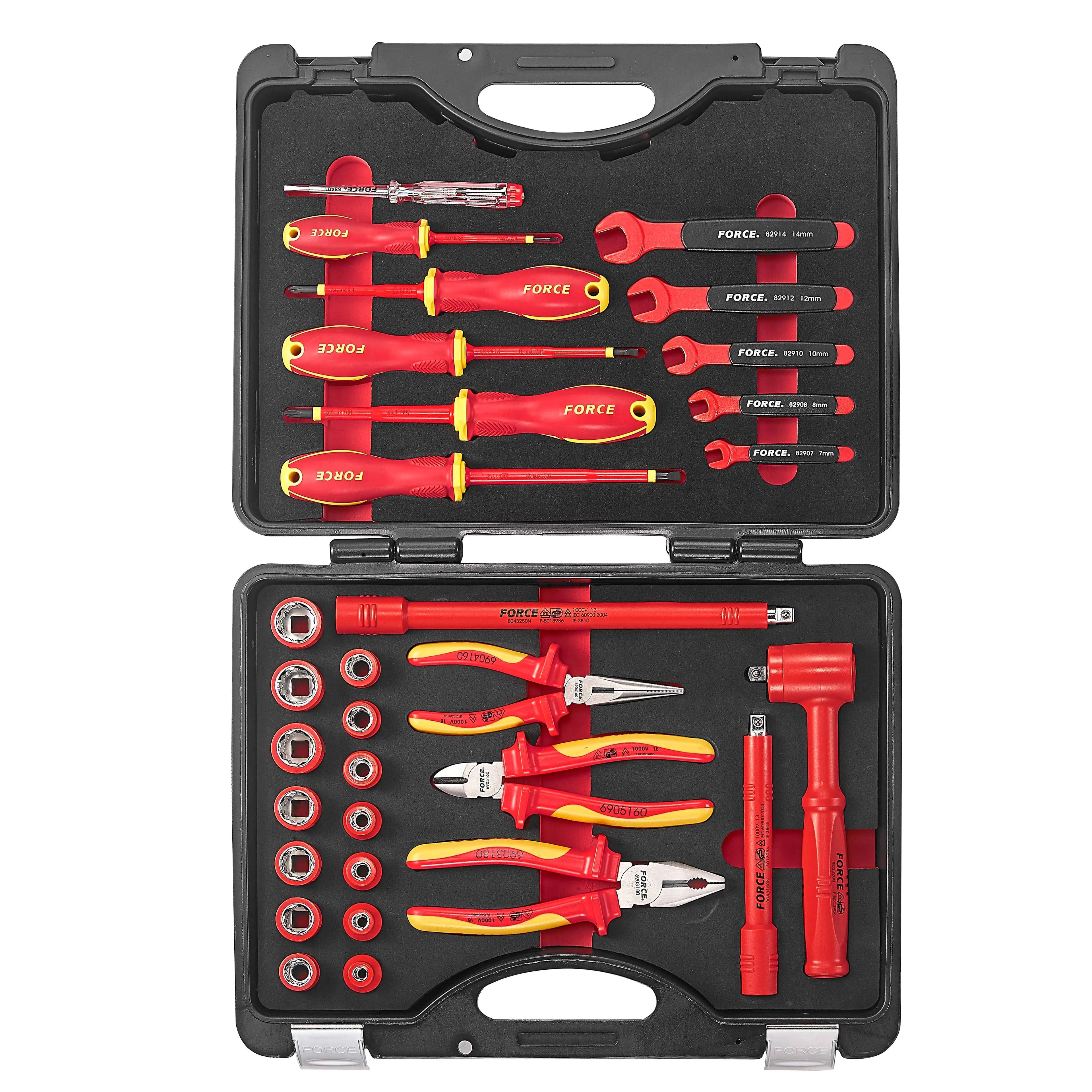 Juego de herramientas aisladas 3/8" de 31 piezas. (3313n) - FORCE