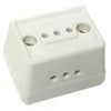Hembra triple de loza (98pt0m9595) - ARTICULOS ELECTRICOS