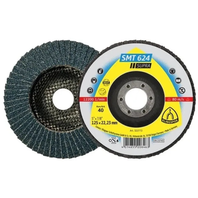 Disco traslapado 7.0 gr. 80 #smt 624 (322786) - KLINGSPOR