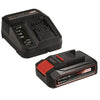 Kit bateria 2.5 ah + cargador rapido 18v (4512097) - EINHELL