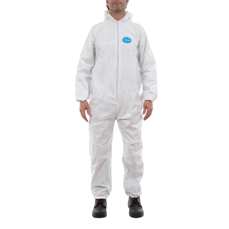 BUZO DESECHABLE STEELGEN BLANCO TALLA XL STEELPRO