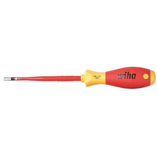 Atornillador paleta 5.5 x 125 mm con aislado VDE Slim L