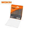 Set Brocas HSS M2, 19 Piezas Wokin