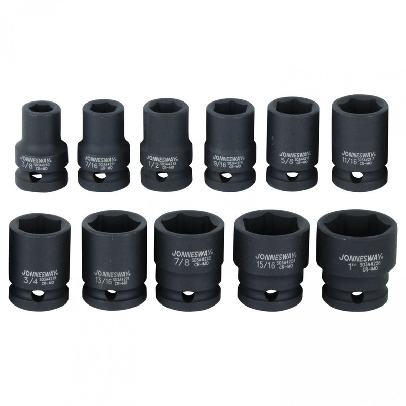 CAJA de DADOS de IMPACTO 1/2" 11 piezas S03A4211S