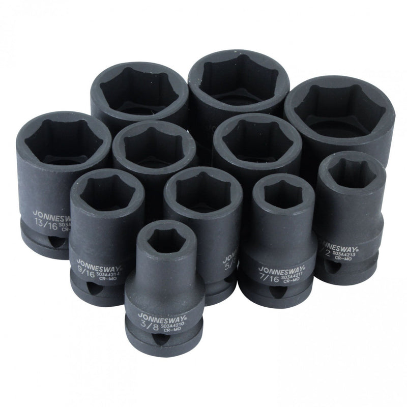 CAJA de DADOS de IMPACTO 1/2" 11 piezas S03A4211S