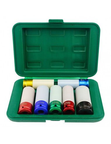 CAJA de DADOS de IMPACTO 1/2" 7 piezas S03AD430