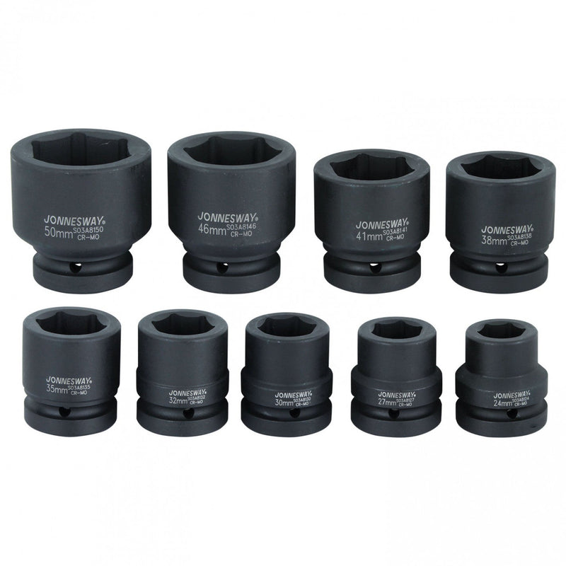 CAJA de DADOS de IMPACTO 1" 9 piezas PS03A8109S