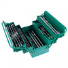 CAJA de HERRAMIENTAS ABATIBLE 62 piezas C-3DH262