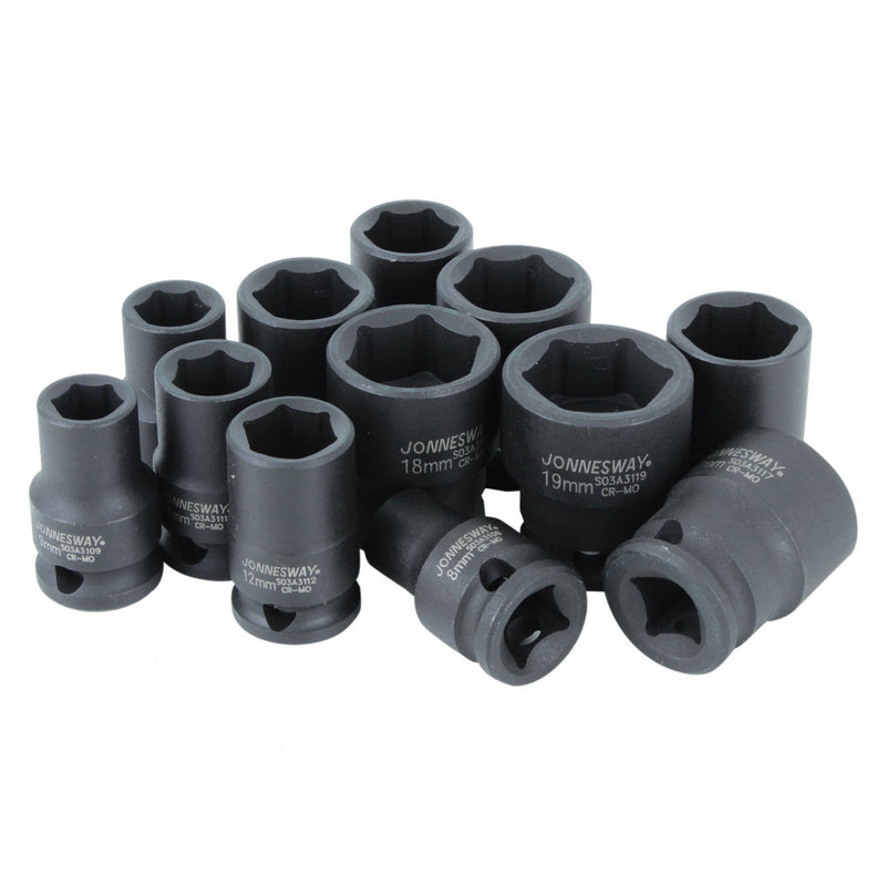 CAJA de IMPACTO 3/8" 12 piezas S03A3112S