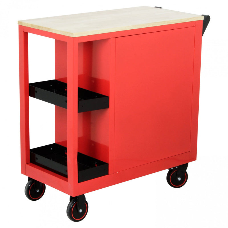 CARRO S/ HERRAMIENTAS 7 CAJONES CON BASE DE MADERA