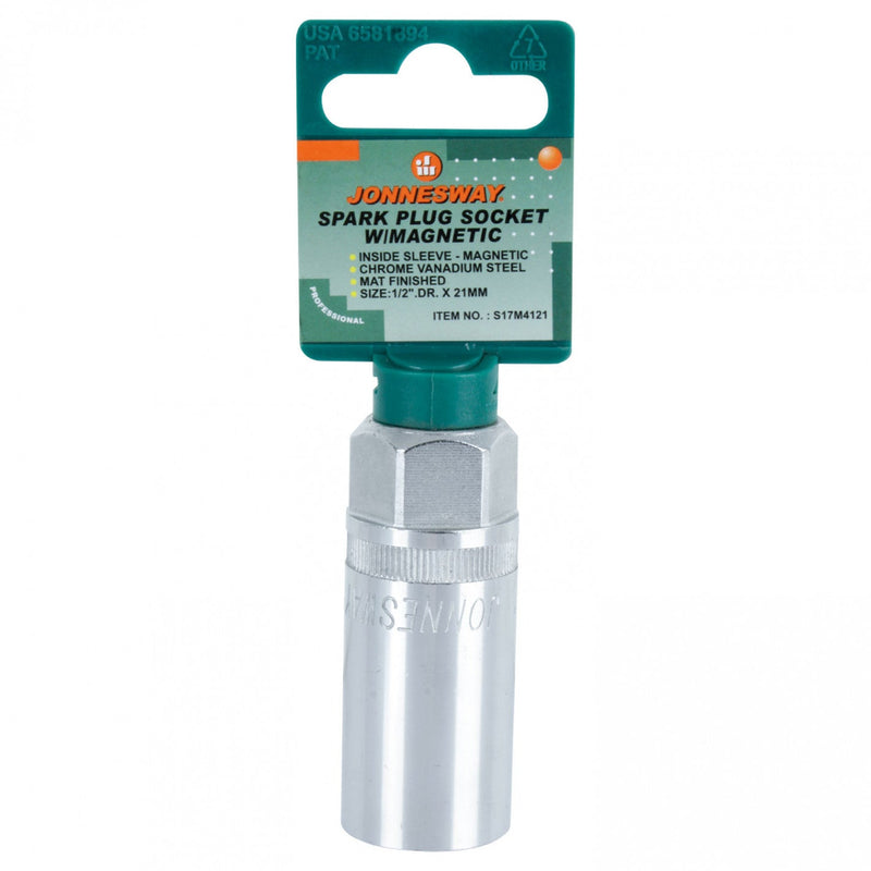 DADO PARA BUJIA CUADRANTE 1/2" 21mm Hexagonal