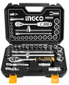 DADOS INGCO 1/2" DR JGO. 25 PIEZAS CON MALETIN # HKTS12251 (OF)