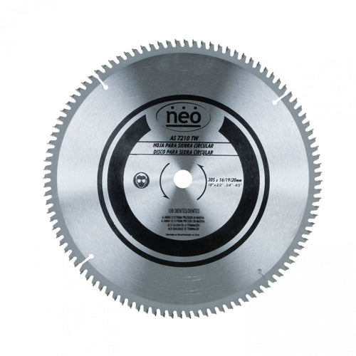 DISCO de SIERRA 12" 100 Dientes AS 7210 TW