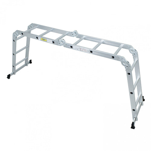 ESCALA ARTICULADA ALUMINIO 3.72 MT CON PLATAFORMA