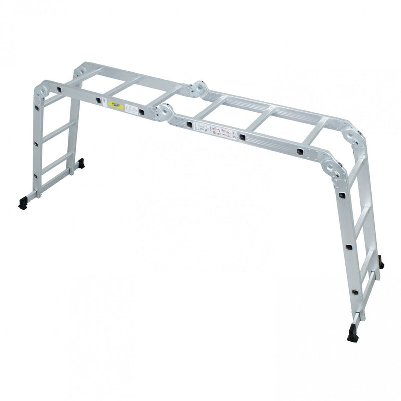 ESCALA ARTICULADA ALUMINIO 3.72 MT CON PLATAFORMA