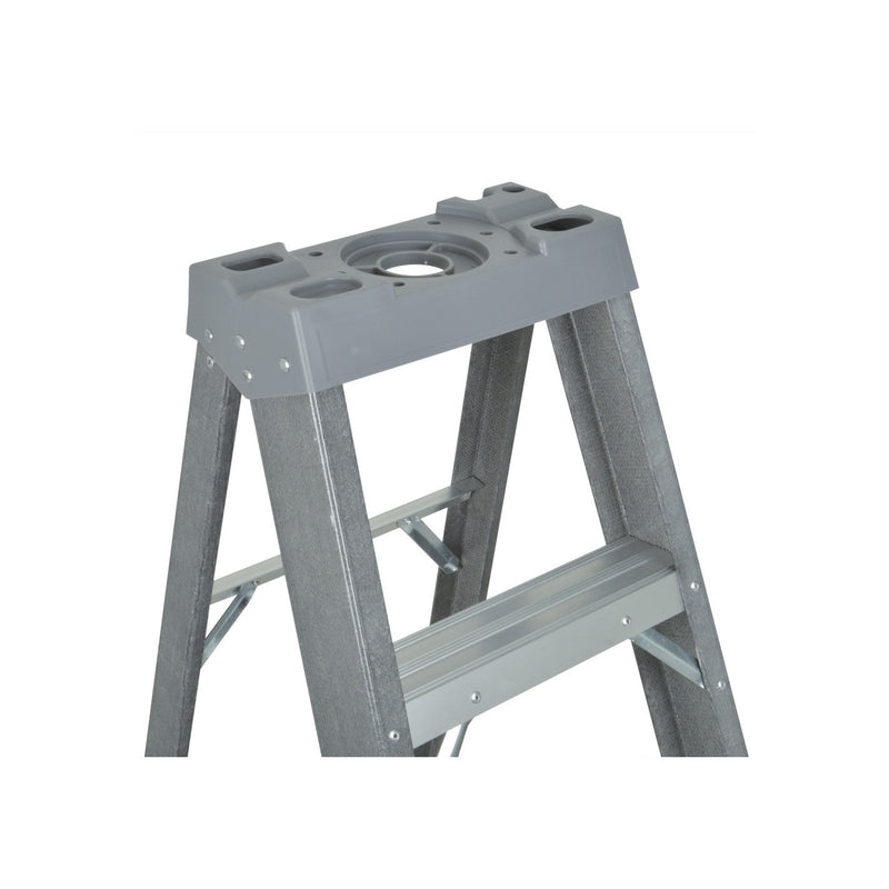 ESCALA PROFESIONAL TIJERA FIBRA VIDRIO 5 ESCALONES