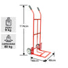 CARRO ACERO TIPO YEGUA MICRO 80 KG.