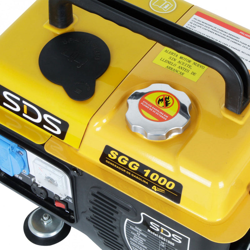 GENERADOR BENCINERO 0.8 KW 220 V 4 TIEMPOS SGG1000