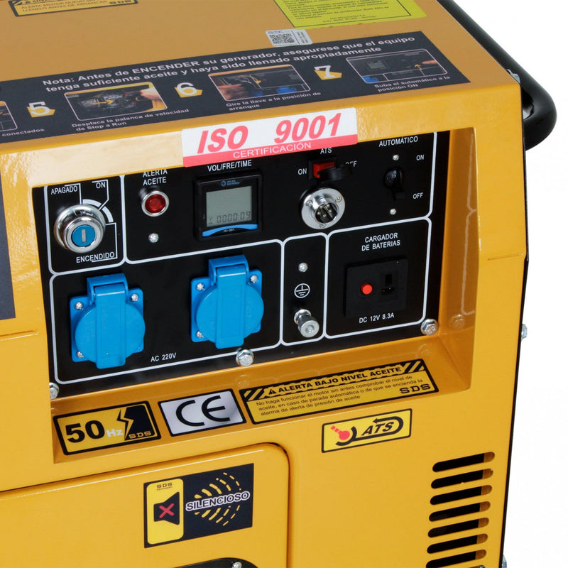 GENERADOR DIESEL 5.0 KW 220 V SDG6500S