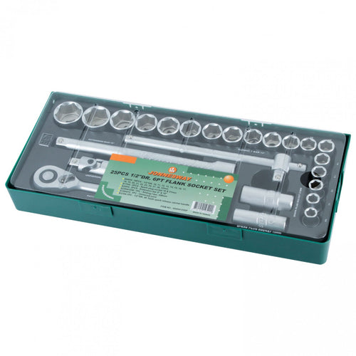 JUEGO de DADOS 1/2" 25 piezas S04H4125SP