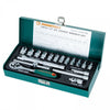 JUEGO de DADOS 1/4" 18 piezas S04H2118S