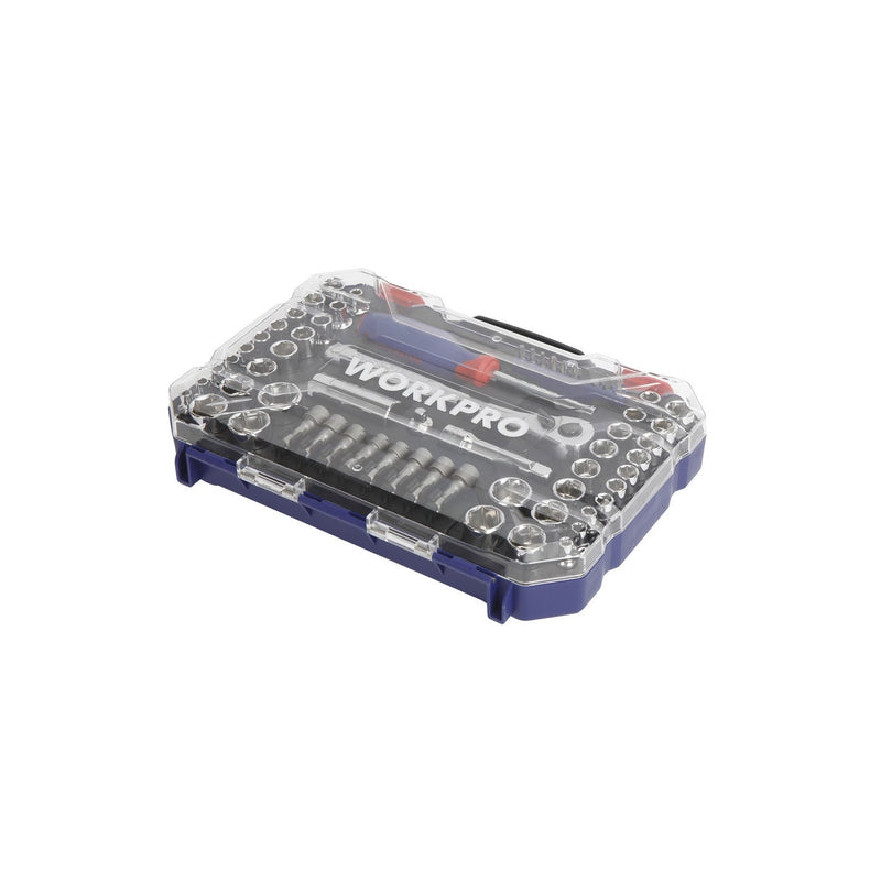 JUEGO DE DADOS 1/4" Y 3/8" DE 63 PIEZAS W003070WE