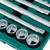 JUEGO de DADOS 3/4" 21 piezas S04H6622S