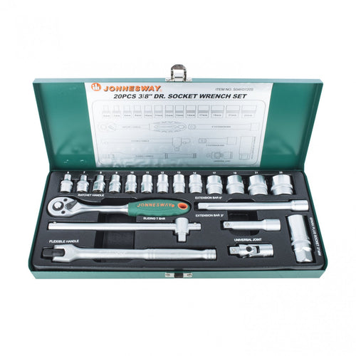 JUEGO de DADOS 3/8" 20 piezas S04H3120S