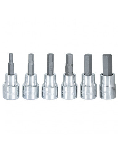 JUEGO de DADOS HEXAGONALES 3/8" 6 piezas S50H3106S