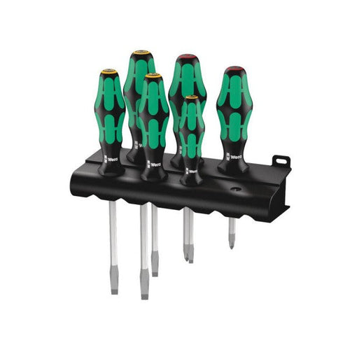 Juego de destornilladores hexagonales Kraftform Plus con bandeja 6 piezas Wera