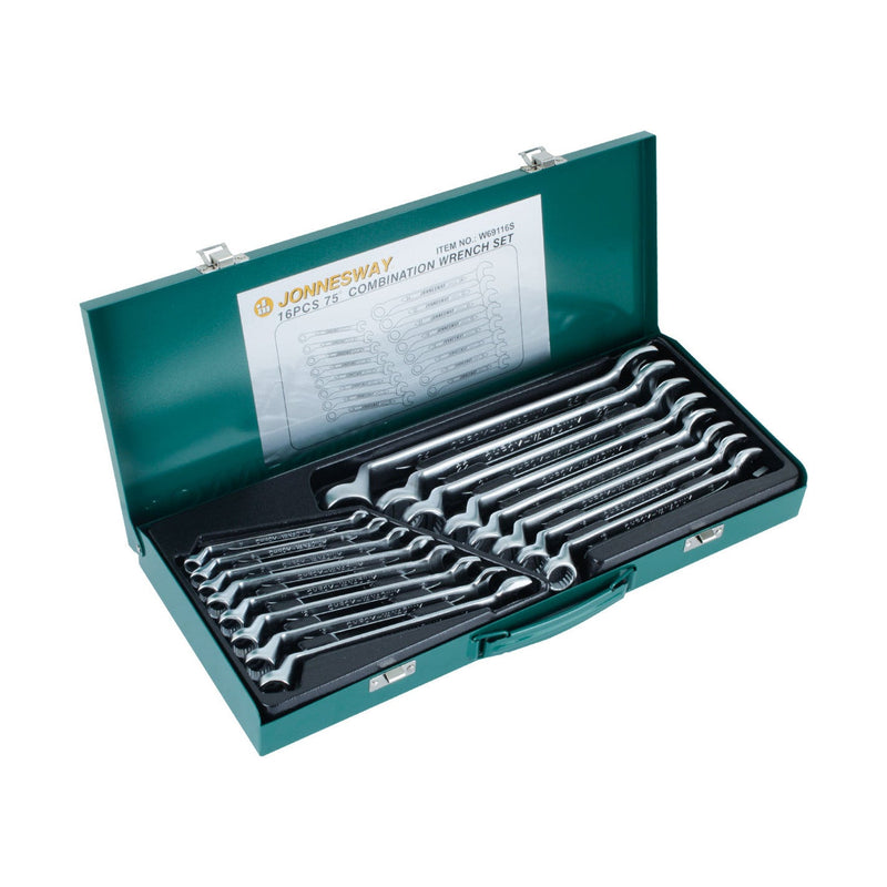 JUEGO de LLAVES PUNTA CORONA ANGULADAS 16 pcs W691