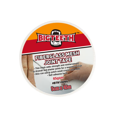 Cinta de Fibra de Vidrio para Juntas 5cm x 45mt Bigteeth