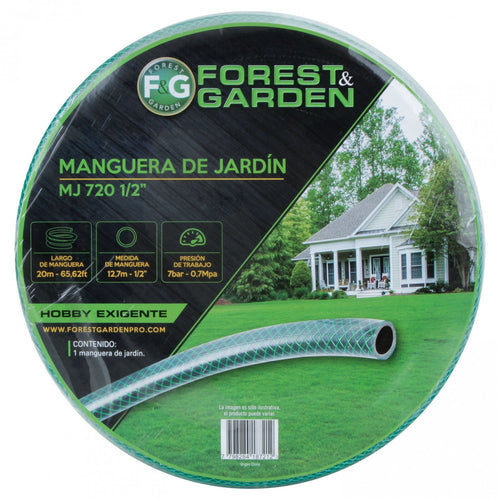 MANGUERA JARDIN REFORZADA 1/2"x 20 mt