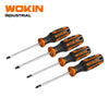 Juego Destornilladores 4.0×100. 6.5x100 mm. PH1x100. PH2x100mm N+ Wokin