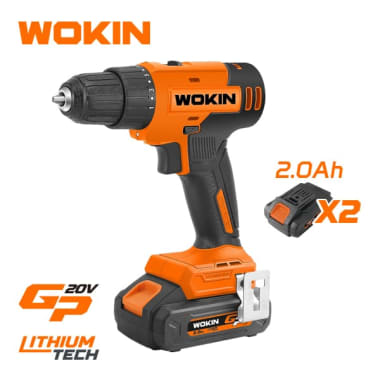 Taladro de Impacto Inalambrico 20V Wokin