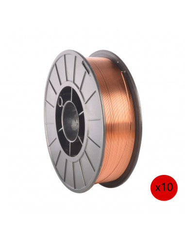 PACK 10 ROLLOS ALAMBRE E-70S 08 MM 5KG
