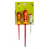 Set destornilladores dieléctricos con tester 3 piezas - IRIMO