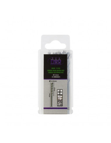 SET BROCAS HSS 4.5 mm x 10 Unidades BAR 1145