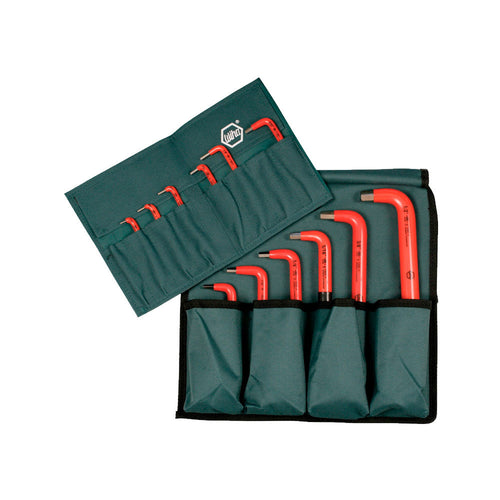 SET DE 12 LLAVES ALLEN AISLADAS A 1000V EN L. 1/16" A 1/2"