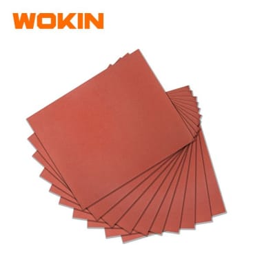 Set Lija Papel Kraft 230*280 Grano 120. 10 Piezas Wokin