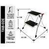 PISO ESCALERA PLEGABLE 2P COMPACTO