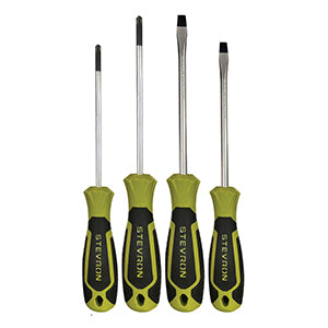 ATORNILLADOR STEVRON 2 PHILLIPS - 2 PTA.PLANA JGO. 4 PZAS # BCR4X