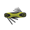 LLAVE ALLEN STEVRON PTA.TORX PLEGABLE T9 - T40 JGO.8 PZ # BTKFLDT40