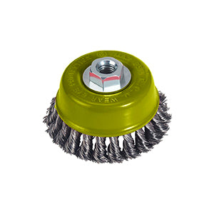 ESCOBILLA STEVRON DE COPA DIAM 6" P/ESMERIL TREN. GRUESA 40 MM - EJE 14MM # BWCB150M