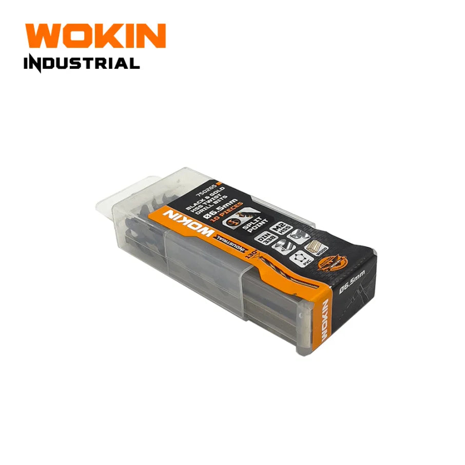 Broca M2 HSS 4.8mm 10 Piezas Wokin